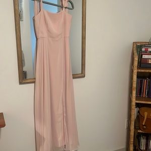 Soft pink formal dress